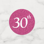 30. Geburtstag Foto Konfetti (Klein Vorderseite)