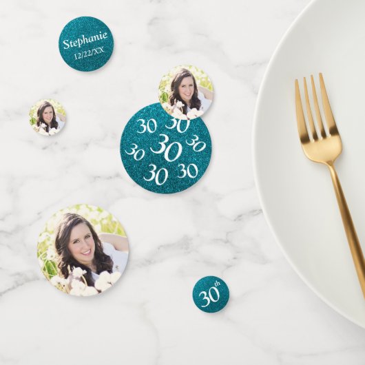 30. Geburtstag Foto Konfetti (Gruppe)