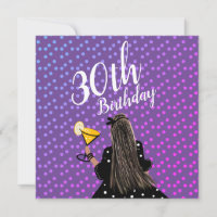 30. Geburtstag Frau Cocktail Mode Schönheit