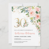 30. Geburtstag für ihren Erwachsenen Geburtstag Einladung (Vorderseite)