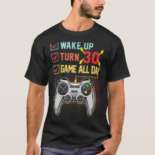 30 Geburtstag Gamer 30 Jahre alt Level 30 Unlock G T-Shirt