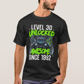 30. Geburtstag Gaming Level 30 Phantastischer Sin  T-Shirt
