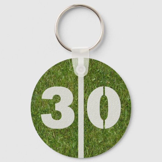 30. Geburtstag Gastgeschenk Schlüsselanhänger (Vorderseite)