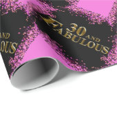 30. Geburtstag Geschenkpapier (Rolleneckpunkt)