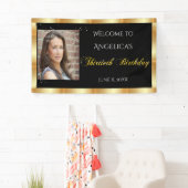 30. Geburtstag, Gold Glitzer, Sparkle Custom Banner (Insitu)