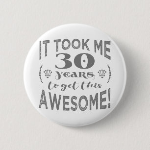 30. Geburtstag großartig Button