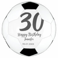 30. Geburtstag hinzufügen Namensdatum Jahr schwarz