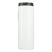 30. Geburtstag hinzufügen Namensdatum Jahr schwarz Thermosbecher (Rückseite)