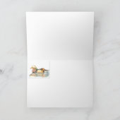 30. Geburtstag, Holzente, Vögel, Wasservögel Karte (Innenseite)