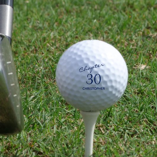 30. Geburtstag Ihre eigene schaffen Golfball