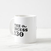 30. Geburtstag Kaffeetasse (Vorderseite Links)