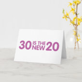 30. Geburtstag Karte (Gelbe Blume)