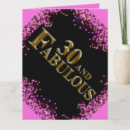 30. Geburtstag Karte
