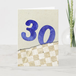 30. Geburtstag Karte