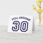 30. Geburtstag Karte (Gelbe Blume)