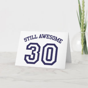 30. Geburtstag Karte