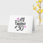 30. Geburtstag Karte (Gelbe Blume)