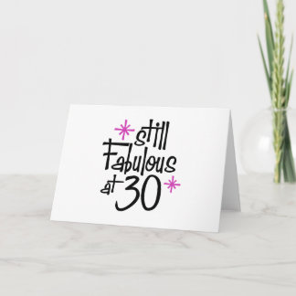 30. Geburtstag Karte