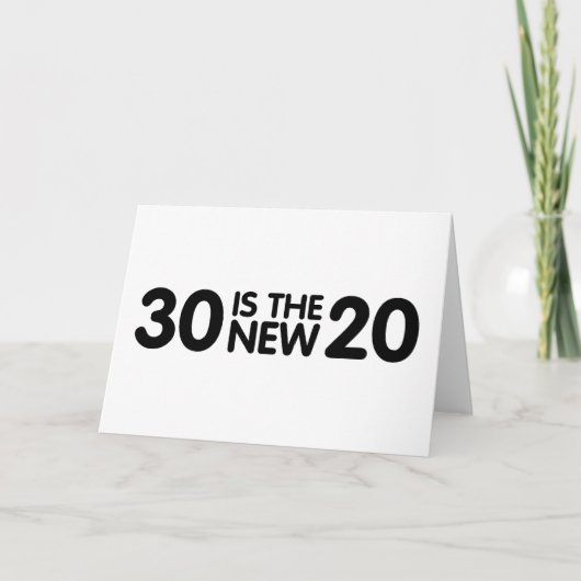 30. Geburtstag Karte (Vorderseite)