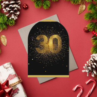 30. Geburtstag Konfetti Einladung Dirty Thirty Ele