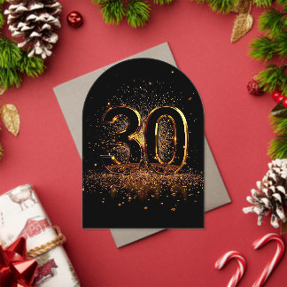 30. Geburtstag Konfetti Einladung Dirty Thirty Ele