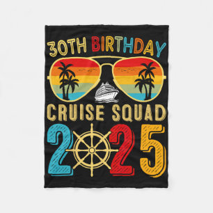 30. Geburtstag Kreuzfahrt 2025 Familie Kreuzfahrt Fleecedecke
