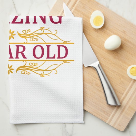 30. Geburtstag Küchentuch (Viertel Falte)