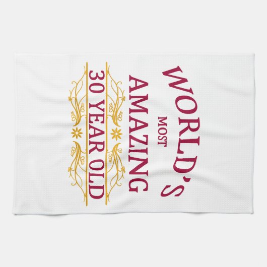 30. Geburtstag Küchentuch (Horizontal)