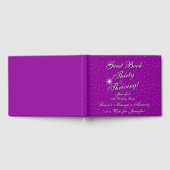 30. Geburtstag Lila 30. Gästebuch (Voll)