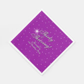 30. Geburtstag Lila 30. Serviette (Ecke)