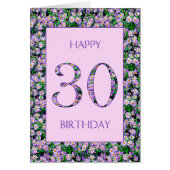 30. Geburtstag Lila Daisies (Vorne)