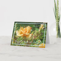 30. Geburtstag Louise Yellow Rose Moderner blauer 