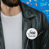 30. Geburtstag lustige dreißigste Mathematik Quadr Button