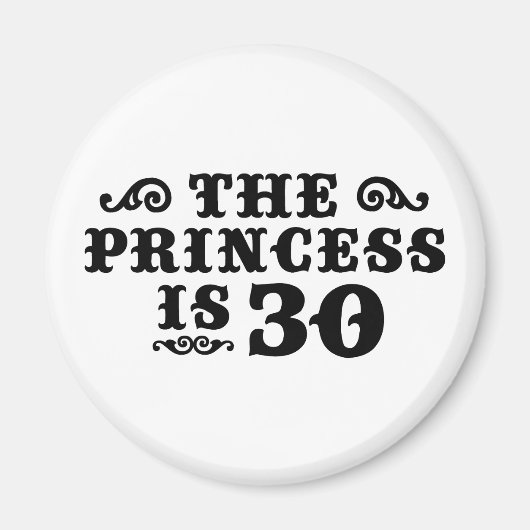 30. Geburtstag Magnet (Vorne)