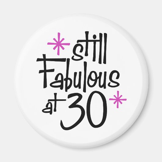 30. Geburtstag Magnet (Vorne)