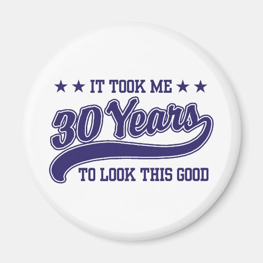 30. Geburtstag Magnet (Vorne)