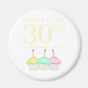 30. Geburtstag Magnet