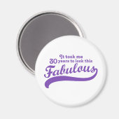 30. Geburtstag Magnet (Vorderseite/Rückseite)