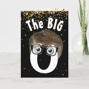 30. Geburtstag Mann auf schwarz Karte