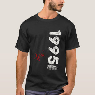 30. Geburtstag Mann Original April 1995 30 Jahre M T-Shirt