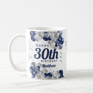 30. Geburtstag Marineballons Kaffeetasse
