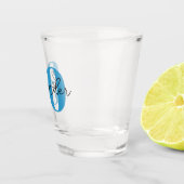 30. Geburtstag moderne Drehbuch Schnapsglas (Rechts)