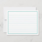 30. Geburtstag: Muster Aquamarin/weiß (Rückseite)