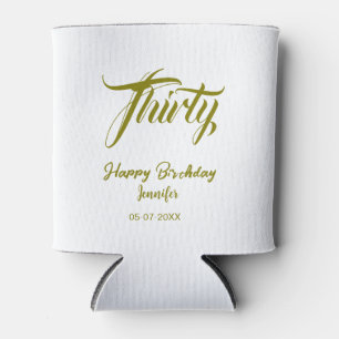 30. Geburtstag Name Datum Jahr Gold Vorlage thi Dosenkühler