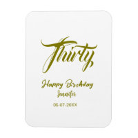 30. Geburtstag Name Datum Jahr Gold Vorlage thi