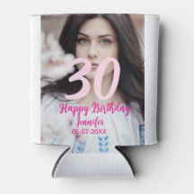 30. Geburtstag Name Datum Jahr weiß Foto