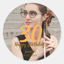 30. Geburtstag Name Datum Jahr weißes Foto