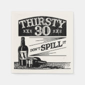 30. Geburtstag Napkins Serviette (Vorderseite)