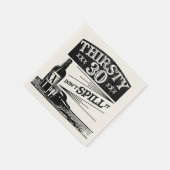30. Geburtstag Napkins Serviette (Ecke)