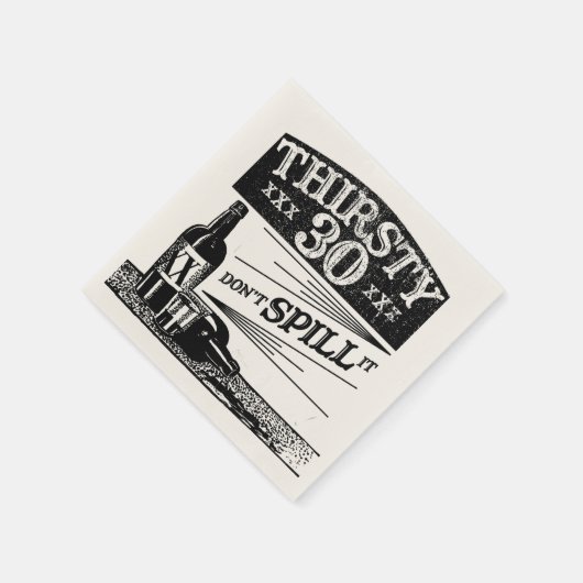 30. Geburtstag Napkins Serviette (Ecke)